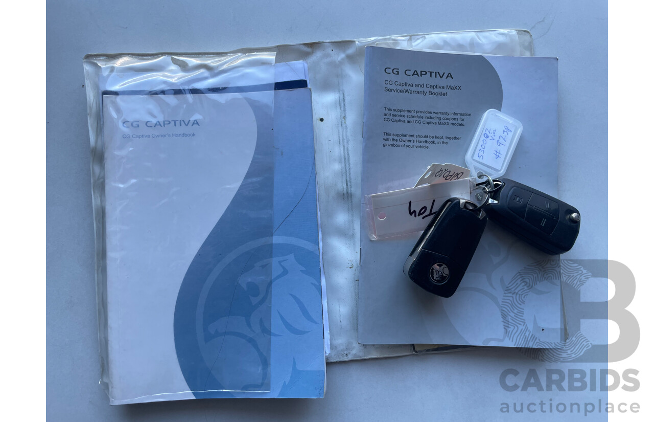 05/2009 Holden Captiva CX (4x4) 4x4 CG MY09 4D Wagon Grey 3.2L