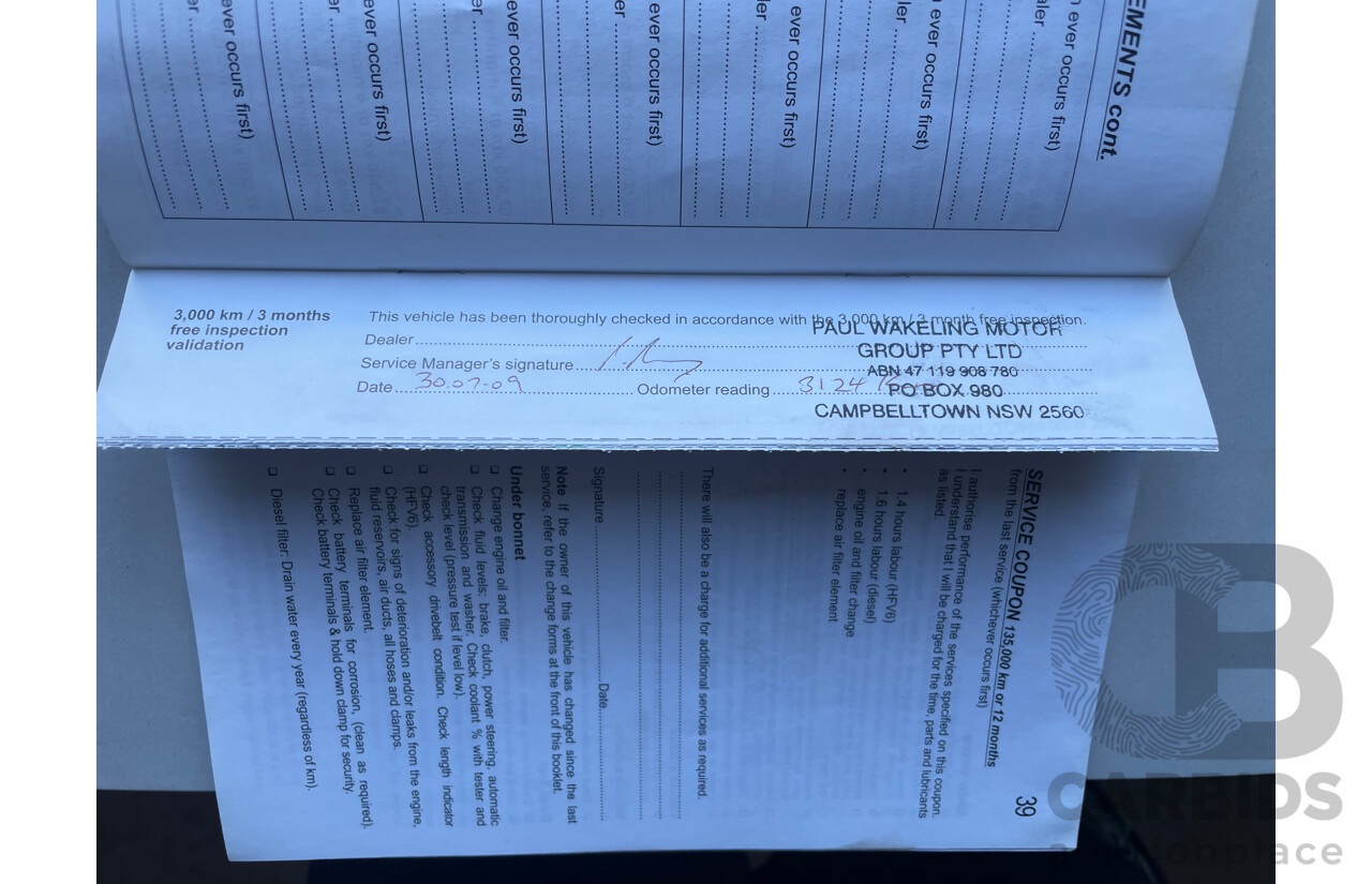 05/2009 Holden Captiva CX (4x4) 4x4 CG MY09 4D Wagon Grey 3.2L