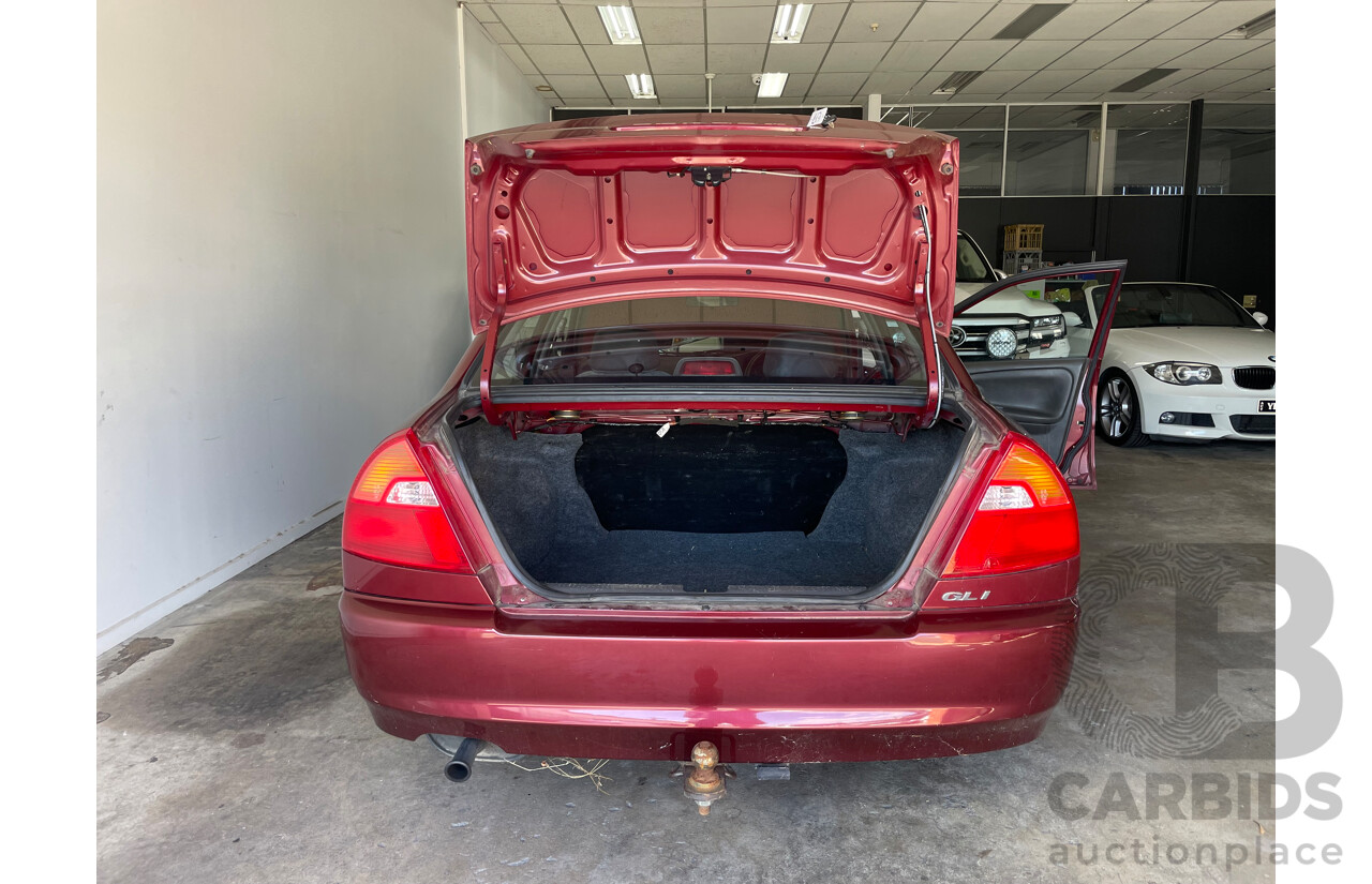 04/2000 Mitsubishi Lancer GLXi FWD CE 4D Sedan Red 1.8L