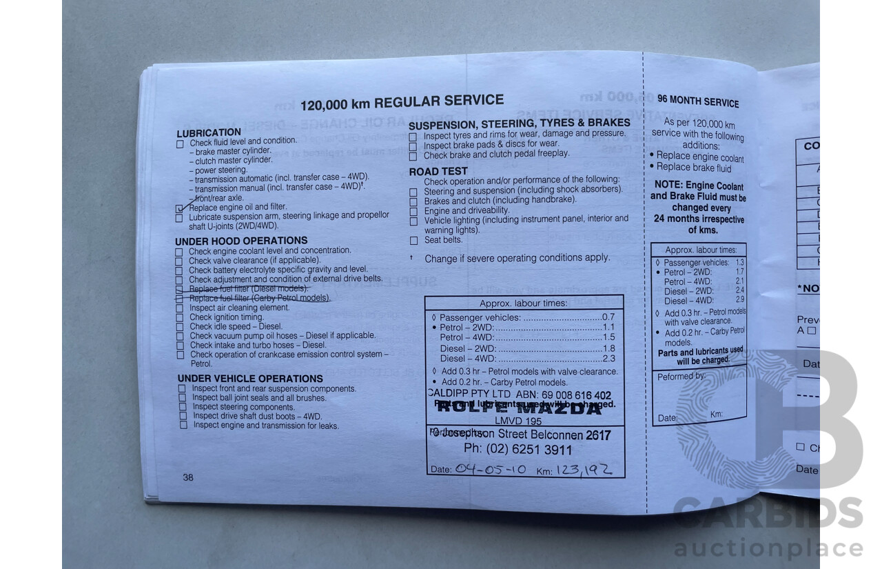 04/2000 Mitsubishi Lancer GLXi FWD CE 4D Sedan Red 1.8L