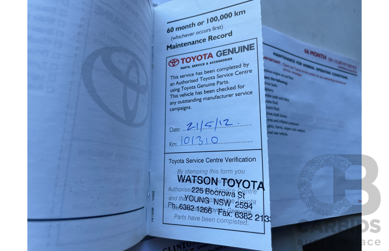 3/2009 Toyota Yaris YRS NCP91R 08 UPGRADE 5d Hatchback Grey 1.5L