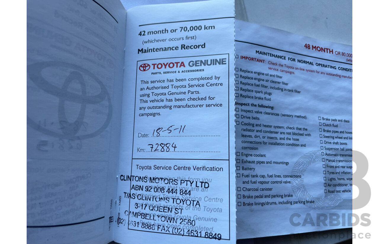 3/2009 Toyota Yaris YRS NCP91R 08 UPGRADE 5d Hatchback Grey 1.5L