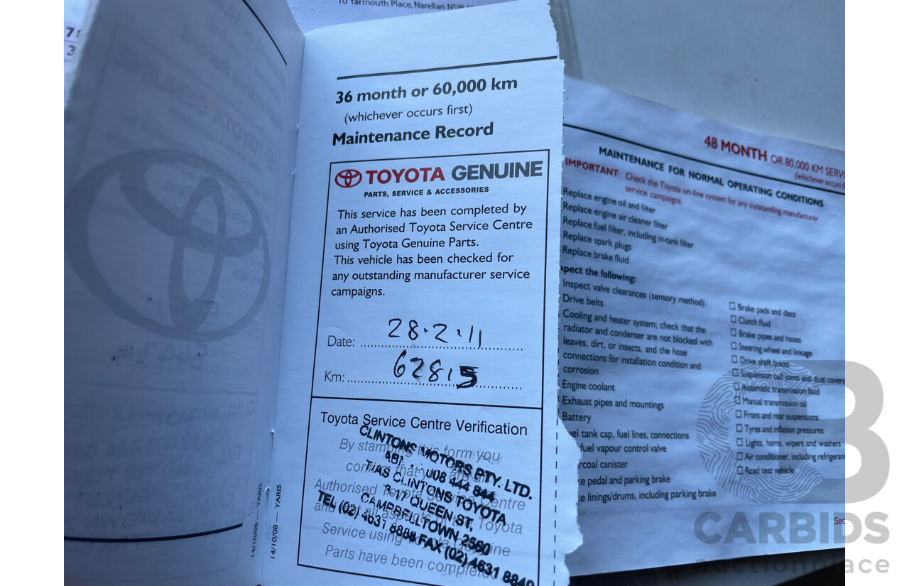 3/2009 Toyota Yaris YRS NCP91R 08 UPGRADE 5d Hatchback Grey 1.5L