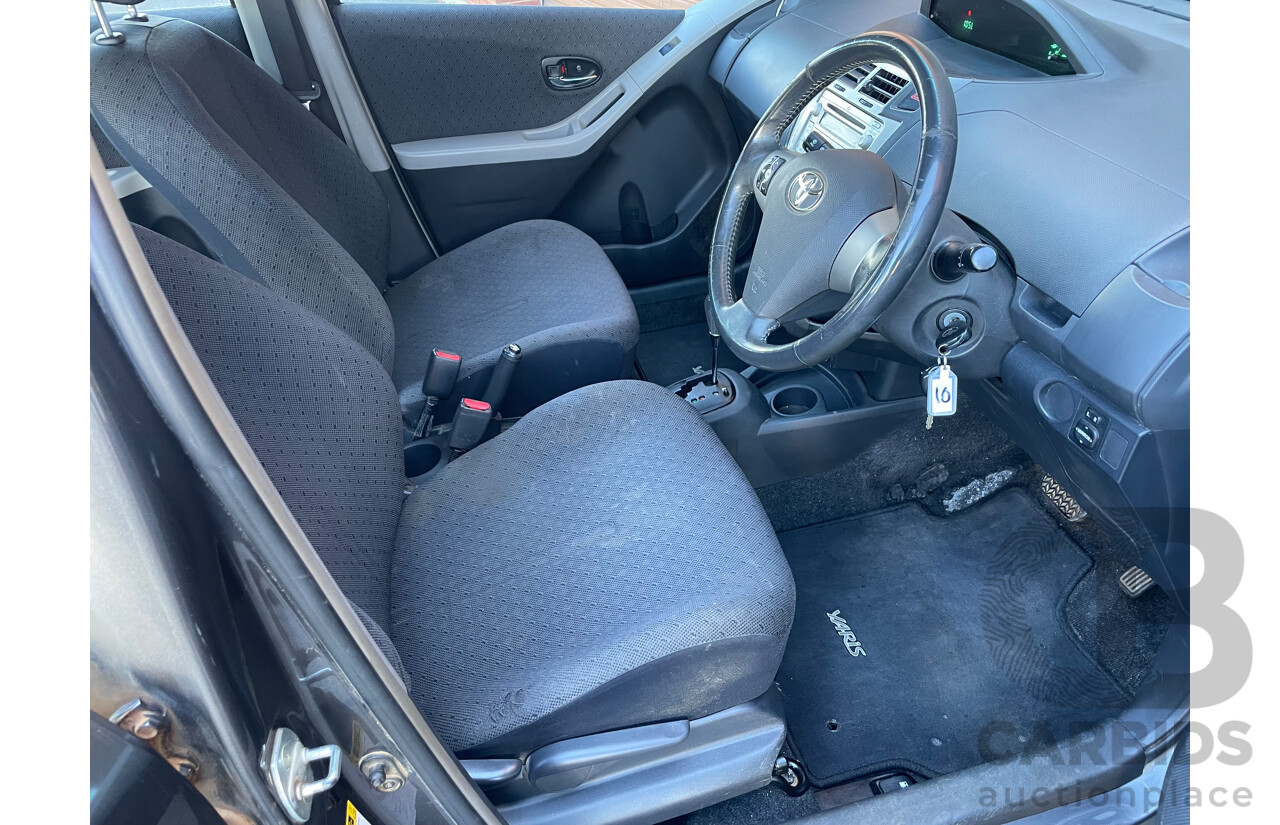 3/2009 Toyota Yaris YRS NCP91R 08 UPGRADE 5d Hatchback Grey 1.5L