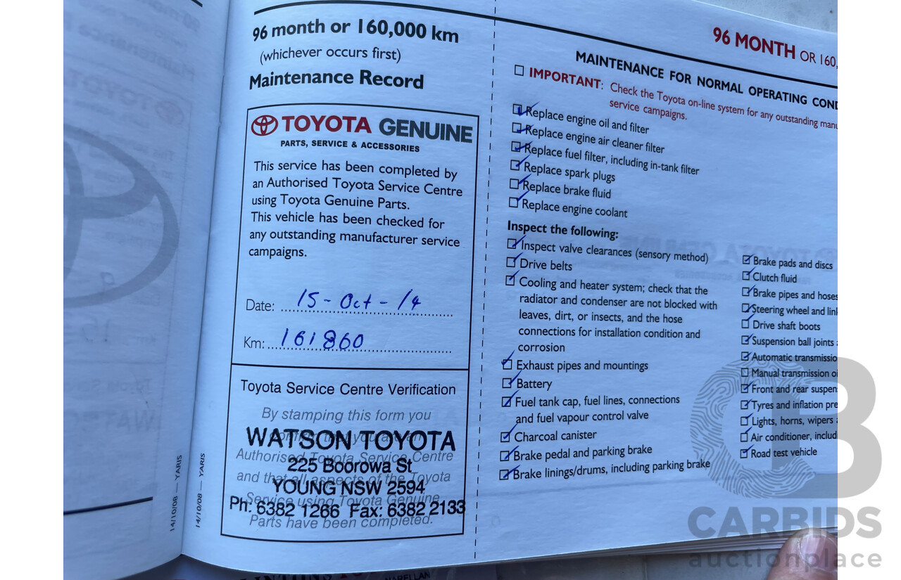 3/2009 Toyota Yaris YRS NCP91R 08 UPGRADE 5d Hatchback Grey 1.5L