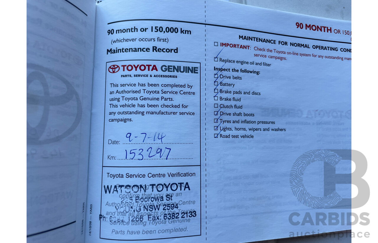 3/2009 Toyota Yaris YRS NCP91R 08 UPGRADE 5d Hatchback Grey 1.5L