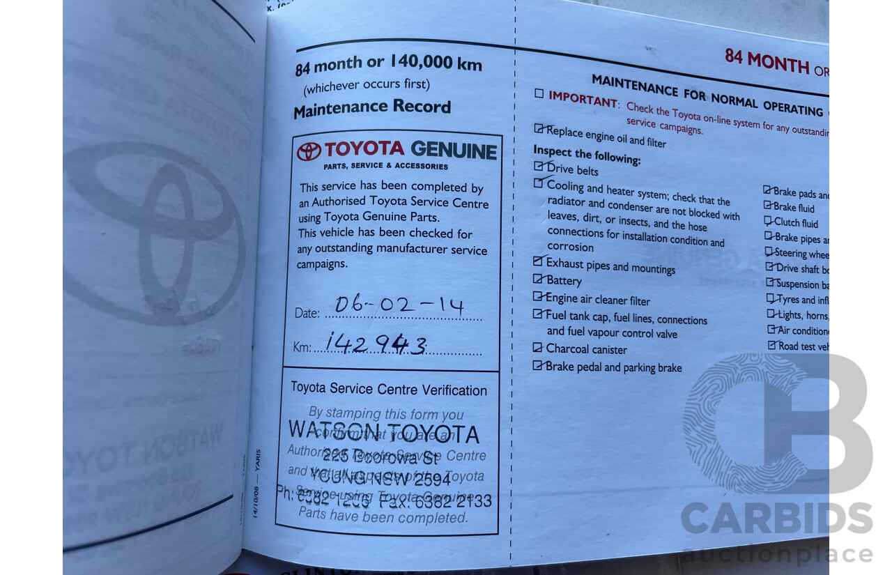 3/2009 Toyota Yaris YRS NCP91R 08 UPGRADE 5d Hatchback Grey 1.5L