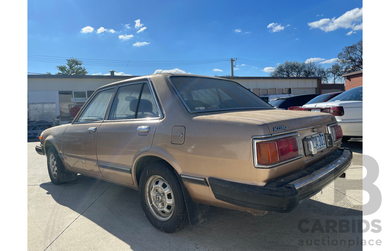 1/1981 Honda Accord   4d Sedan Gold 1.6L