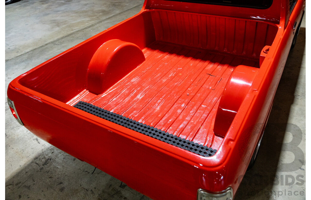 3/1974 Datsun 1200 B120 2d Utility Red 1.2L