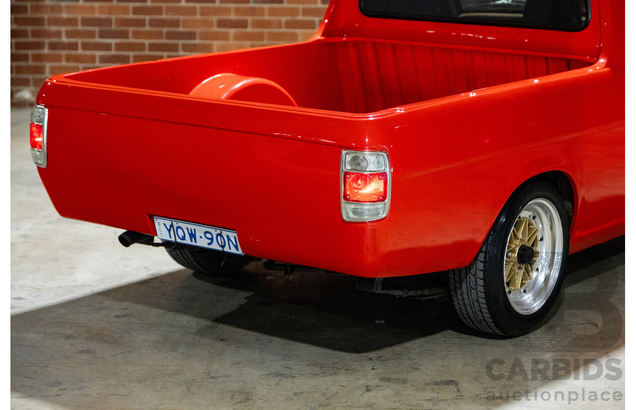 3/1974 Datsun 1200 B120 2d Utility Red 1.2L