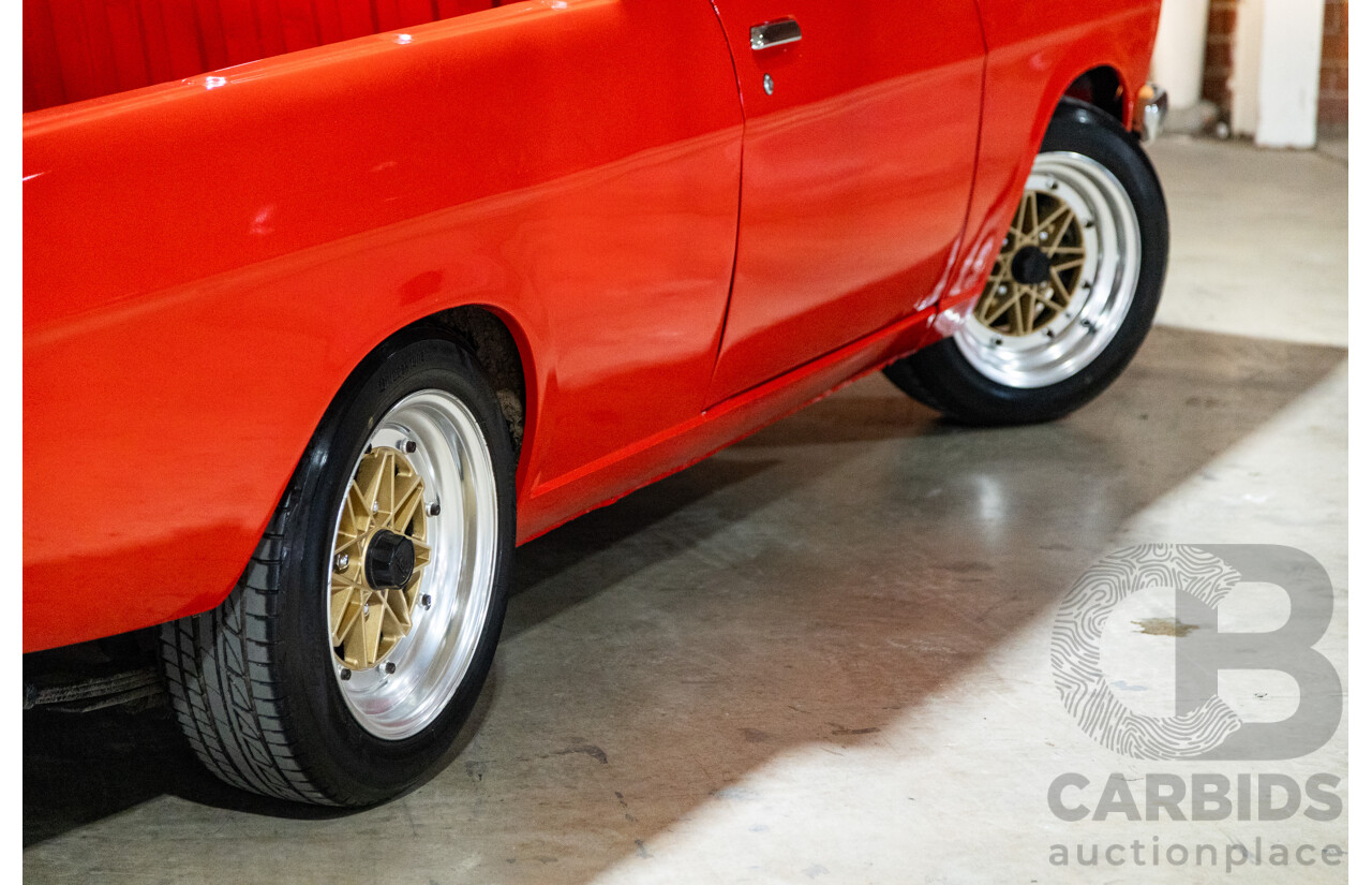 3/1974 Datsun 1200 B120 2d Utility Red 1.2L