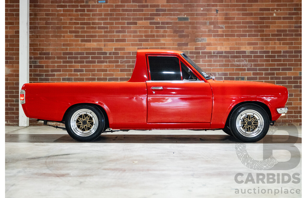 3/1974 Datsun 1200 B120 2d Utility Red 1.2L