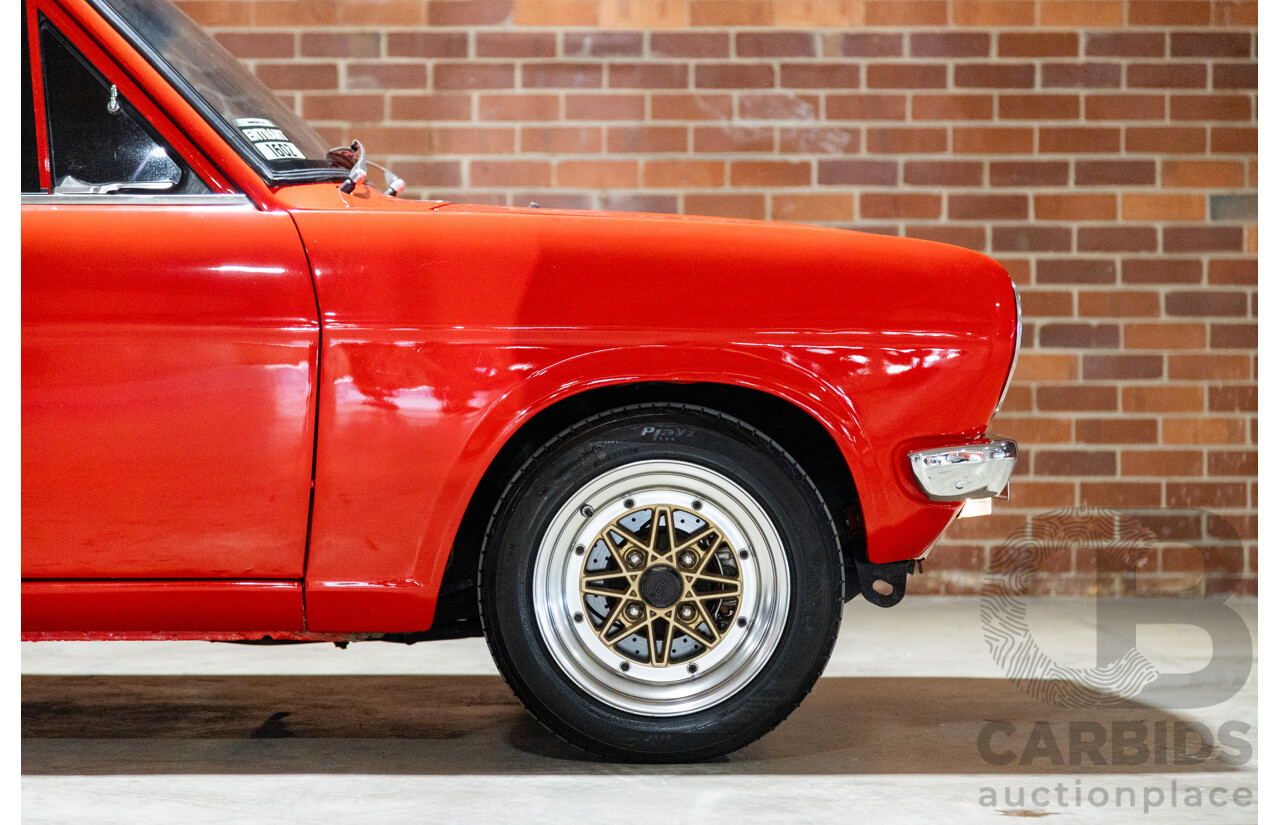 3/1974 Datsun 1200 B120 2d Utility Red 1.2L