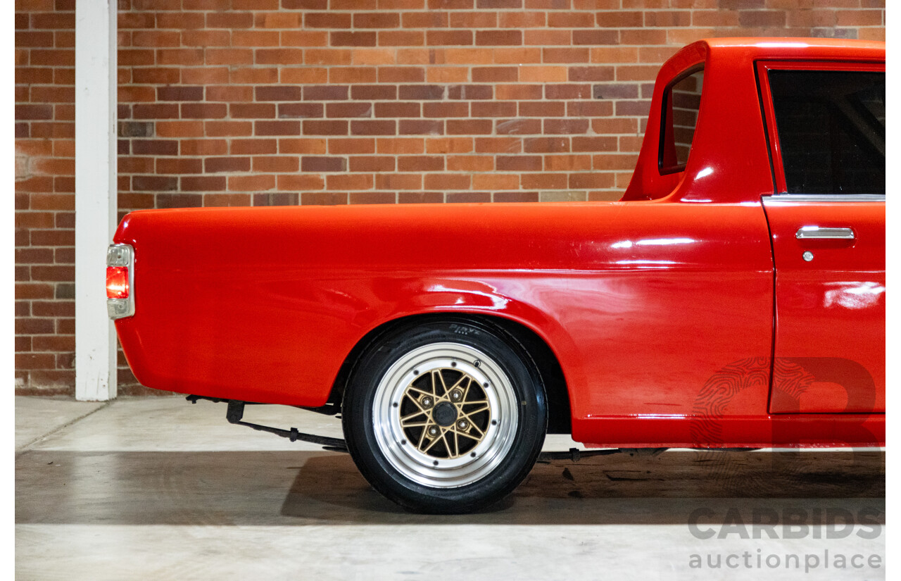 3/1974 Datsun 1200 B120 2d Utility Red 1.2L