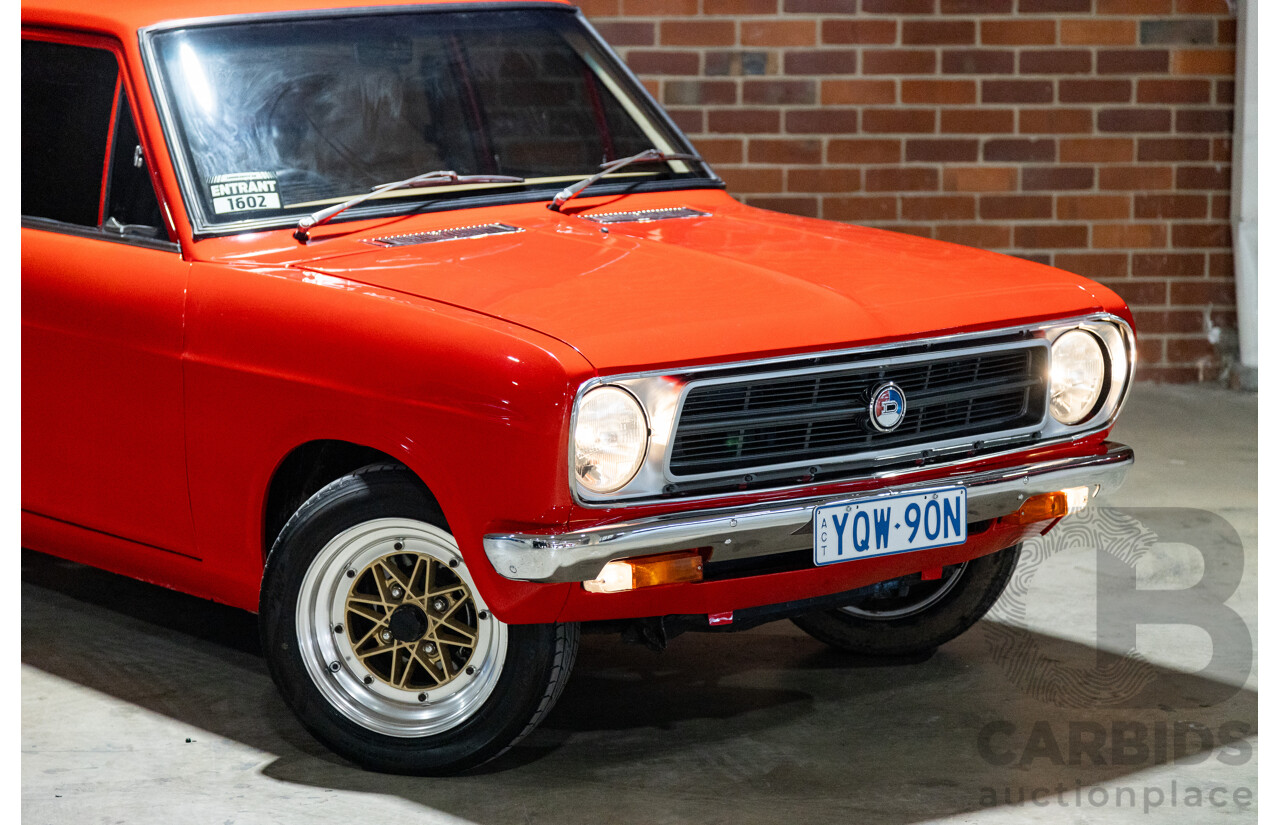 3/1974 Datsun 1200 B120 2d Utility Red 1.2L