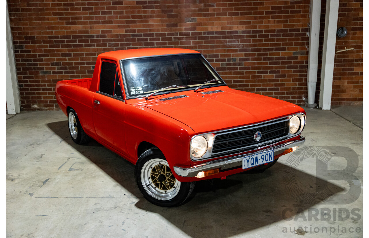 3/1974 Datsun 1200 B120 2d Utility Red 1.2L