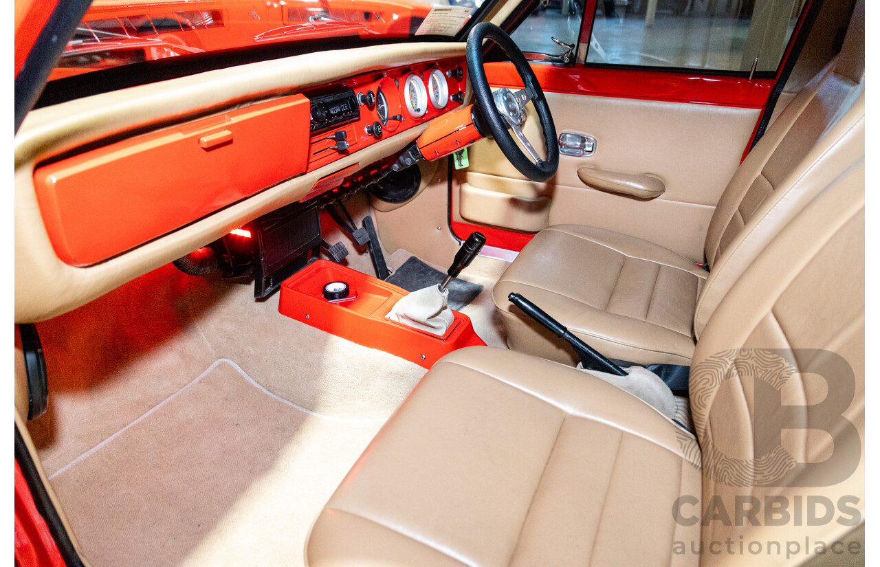 3/1974 Datsun 1200 B120 2d Utility Red 1.2L