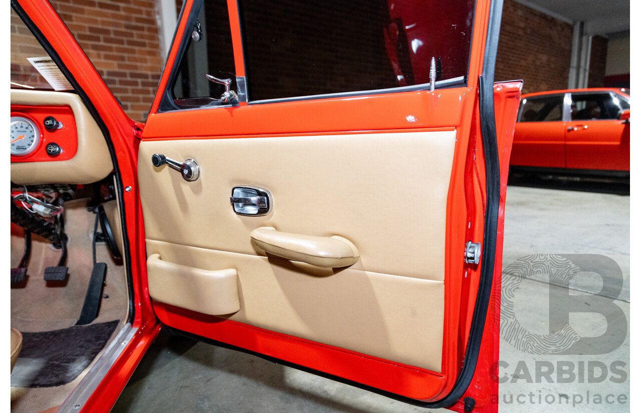 3/1974 Datsun 1200 B120 2d Utility Red 1.2L