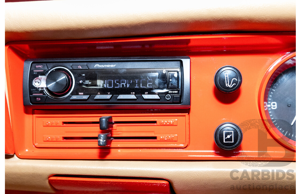 3/1974 Datsun 1200 B120 2d Utility Red 1.2L