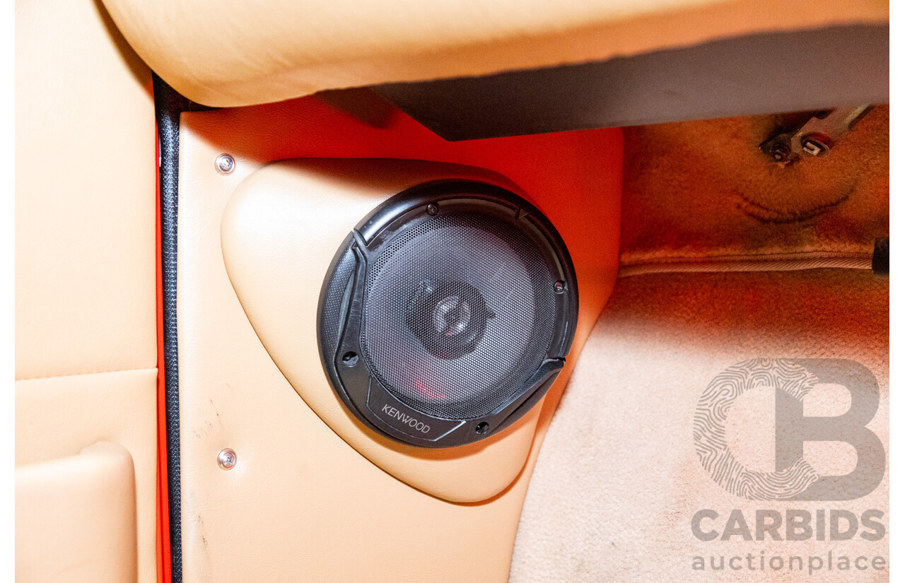 3/1974 Datsun 1200 B120 2d Utility Red 1.2L