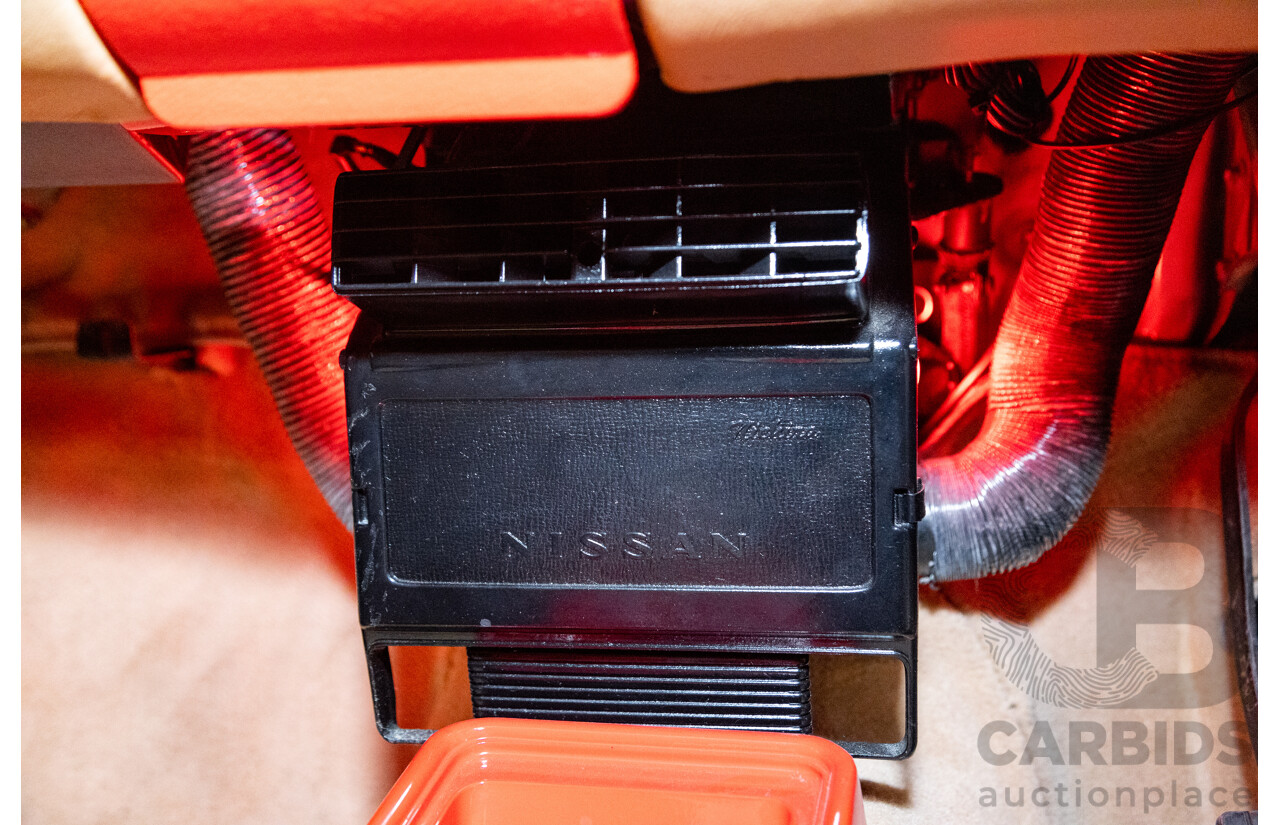 3/1974 Datsun 1200 B120 2d Utility Red 1.2L