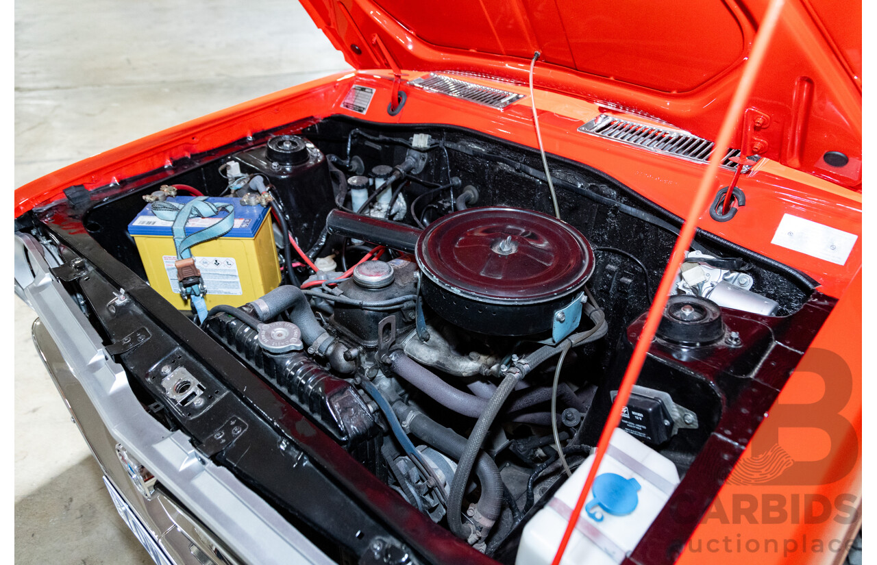 3/1974 Datsun 1200 B120 2d Utility Red 1.2L