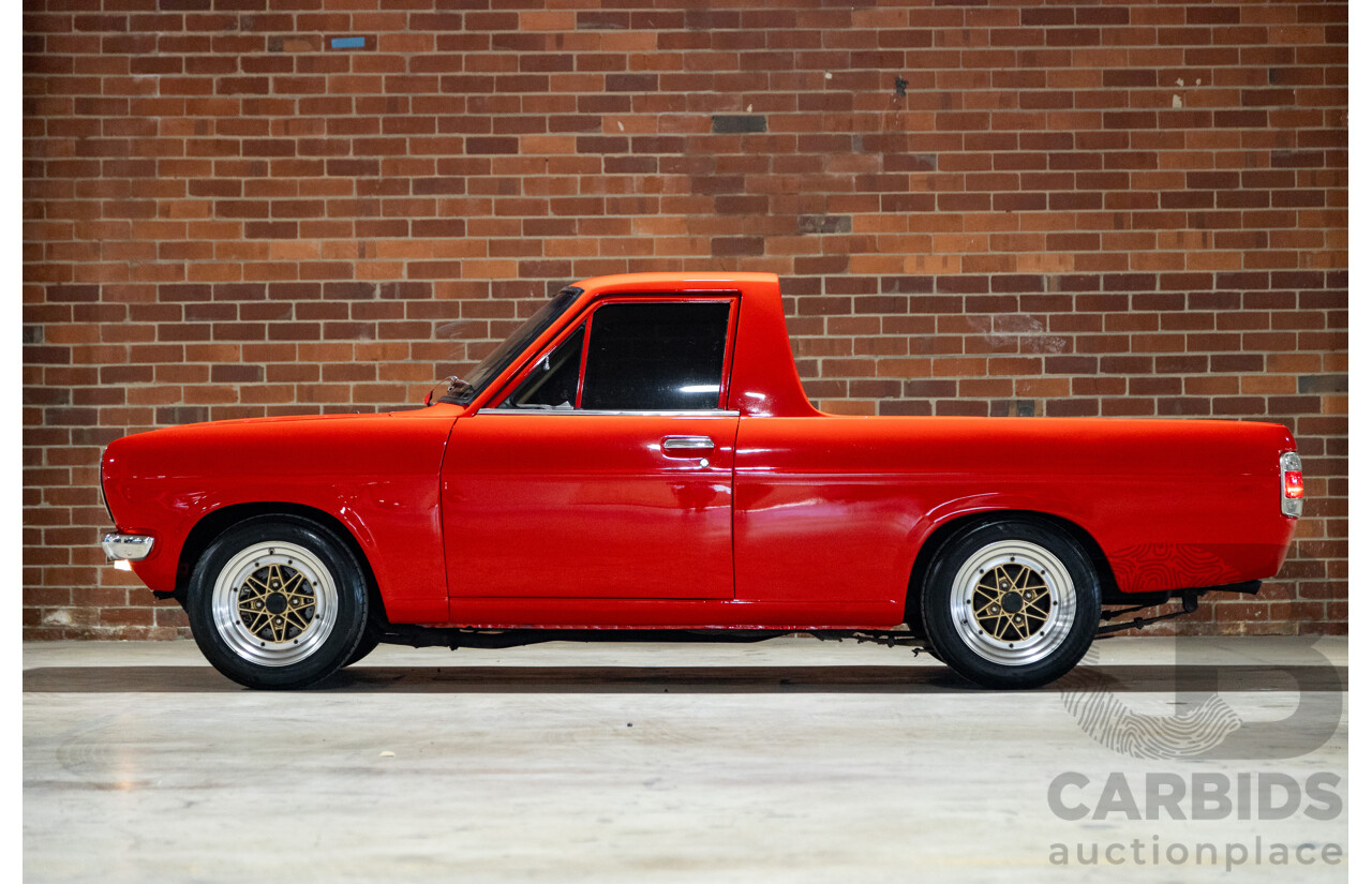 3/1974 Datsun 1200 B120 2d Utility Red 1.2L