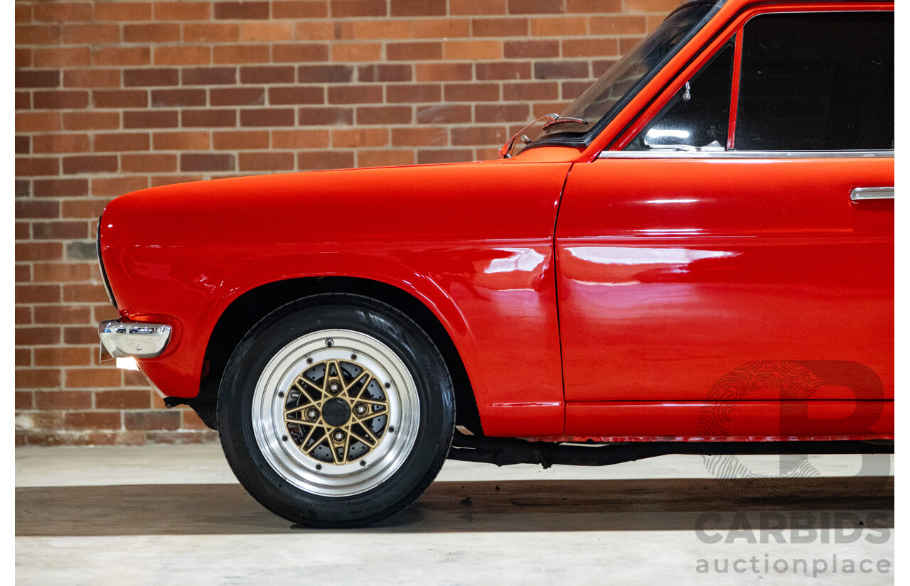 3/1974 Datsun 1200 B120 2d Utility Red 1.2L