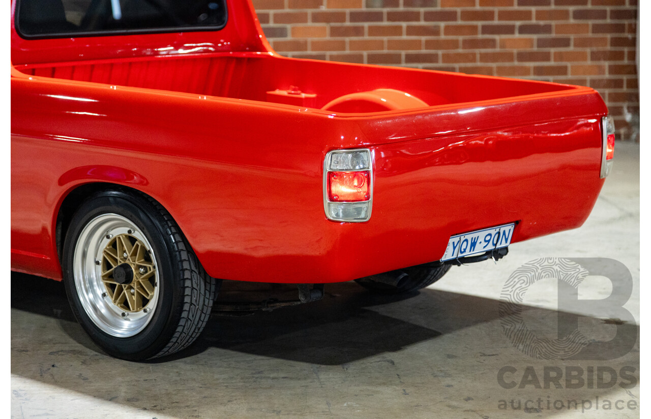 3/1974 Datsun 1200 B120 2d Utility Red 1.2L