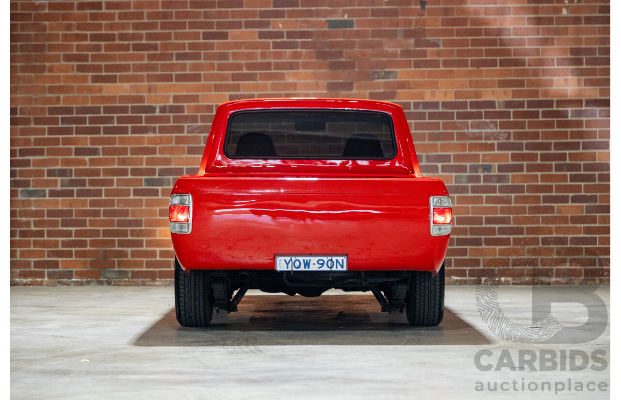 3/1974 Datsun 1200 B120 2d Utility Red 1.2L