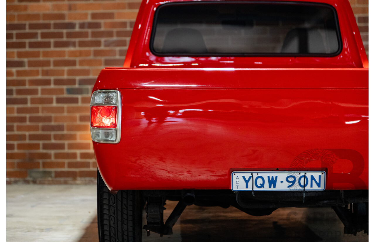 3/1974 Datsun 1200 B120 2d Utility Red 1.2L