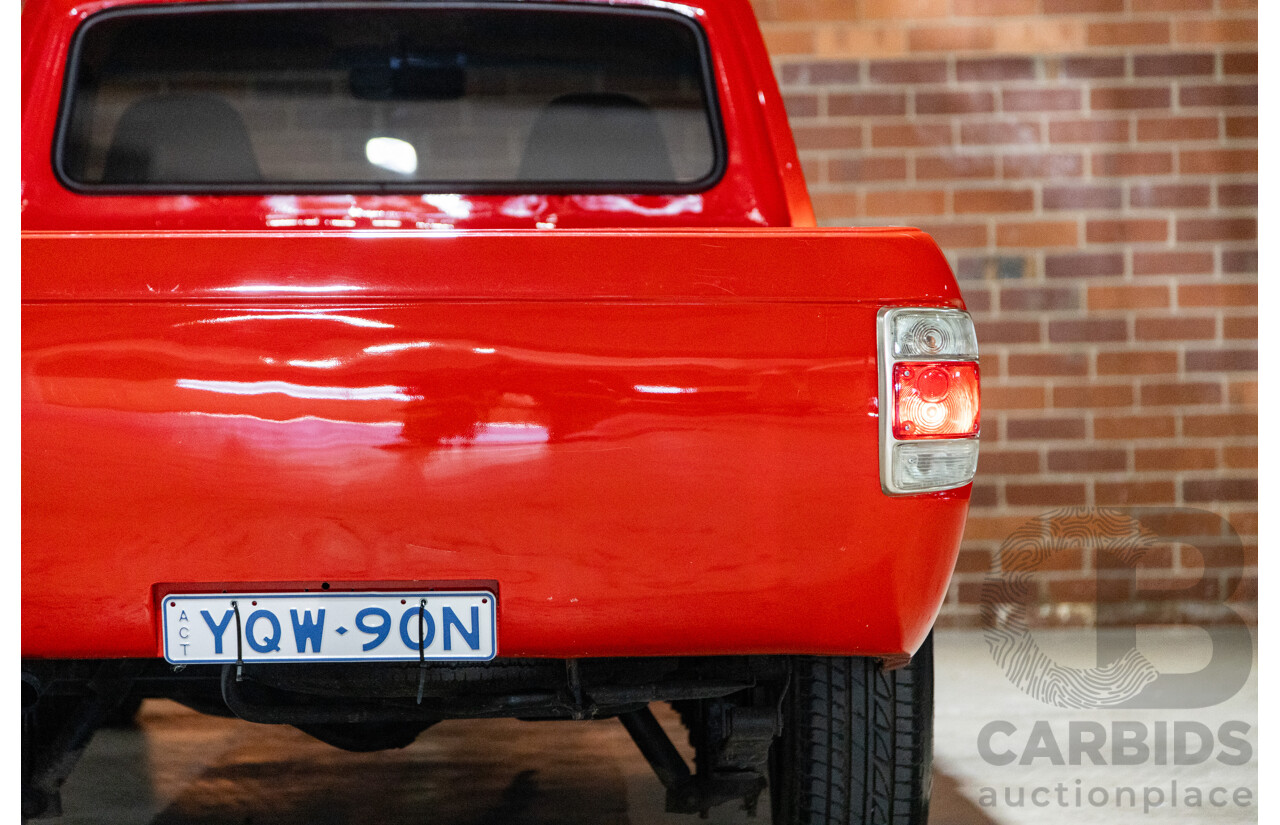 3/1974 Datsun 1200 B120 2d Utility Red 1.2L