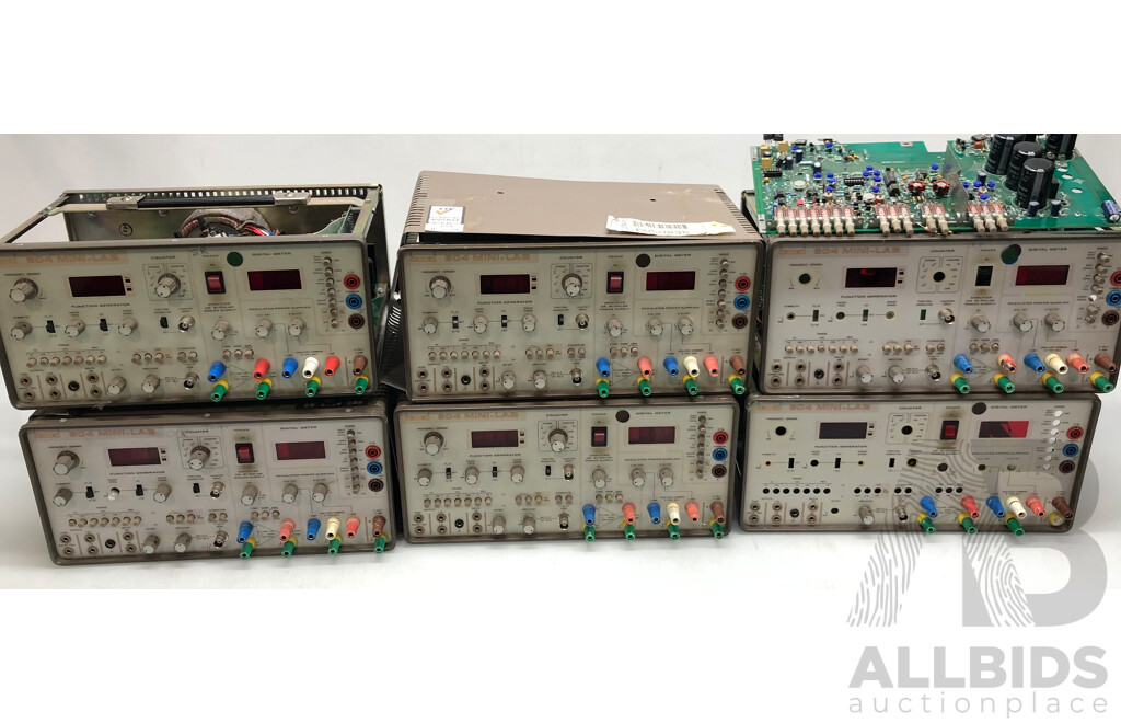 BWD 604 Mini-Lab Function Generators - Lot of Six