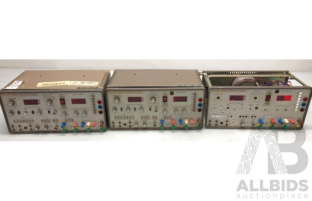 BWD 604 Mini-Lab Function Generators - Lot of Six