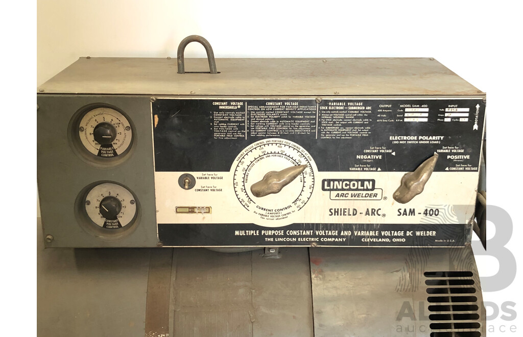 Lincoln SAM-400 Shield ARC Welder