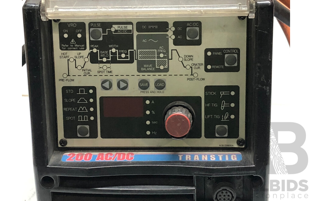 Cigweld Transtig 200AC/DC Inverter TIG Welder