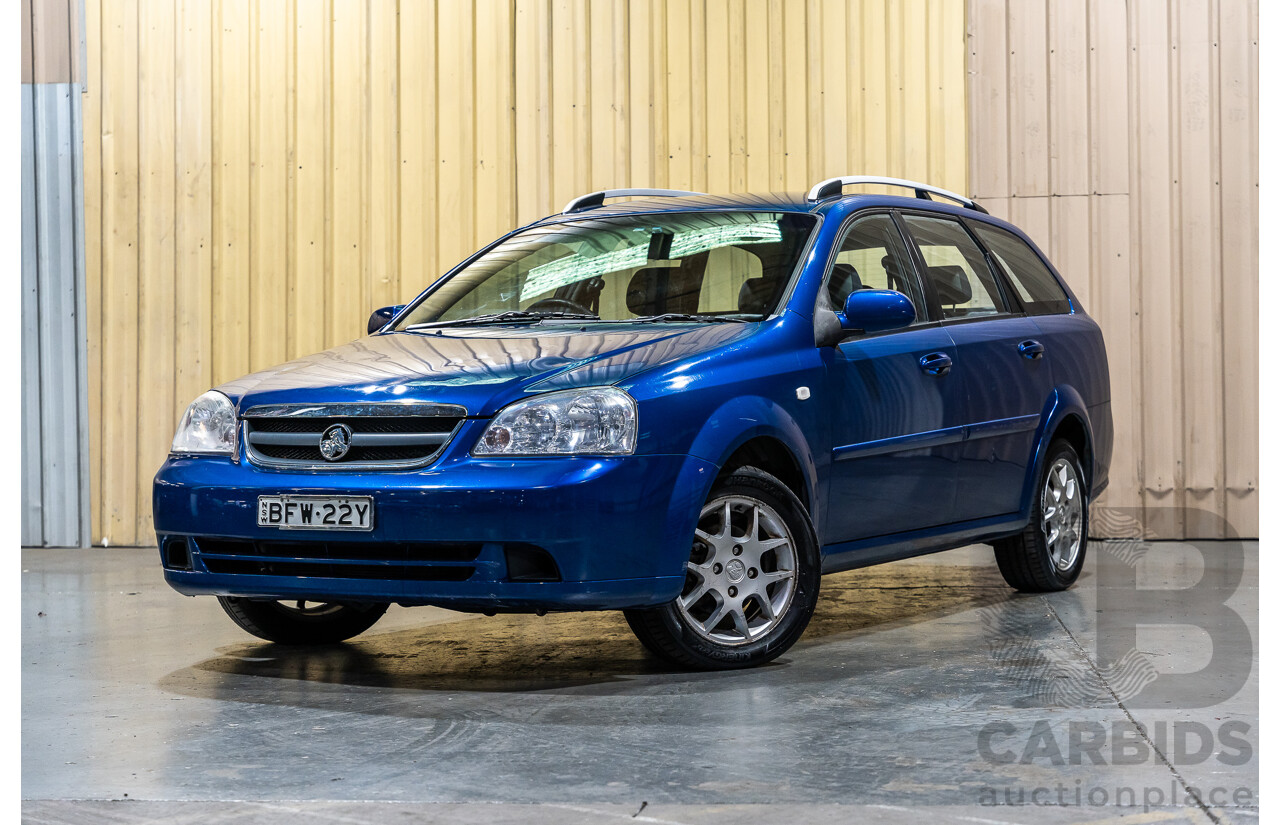 2/2008 Holden Viva JF MY08 Upgrade 4d Wagon Blue 1.8L