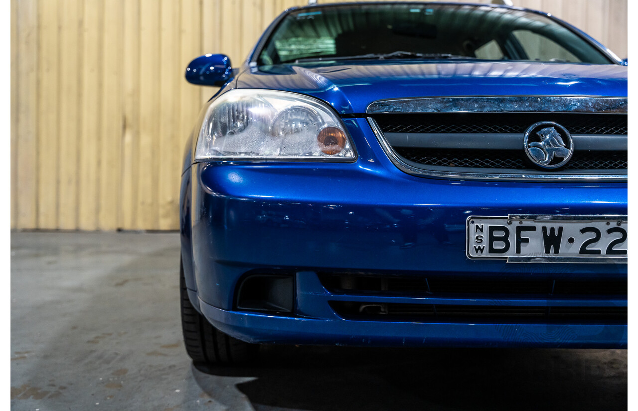 2/2008 Holden Viva JF MY08 Upgrade 4d Wagon Blue 1.8L