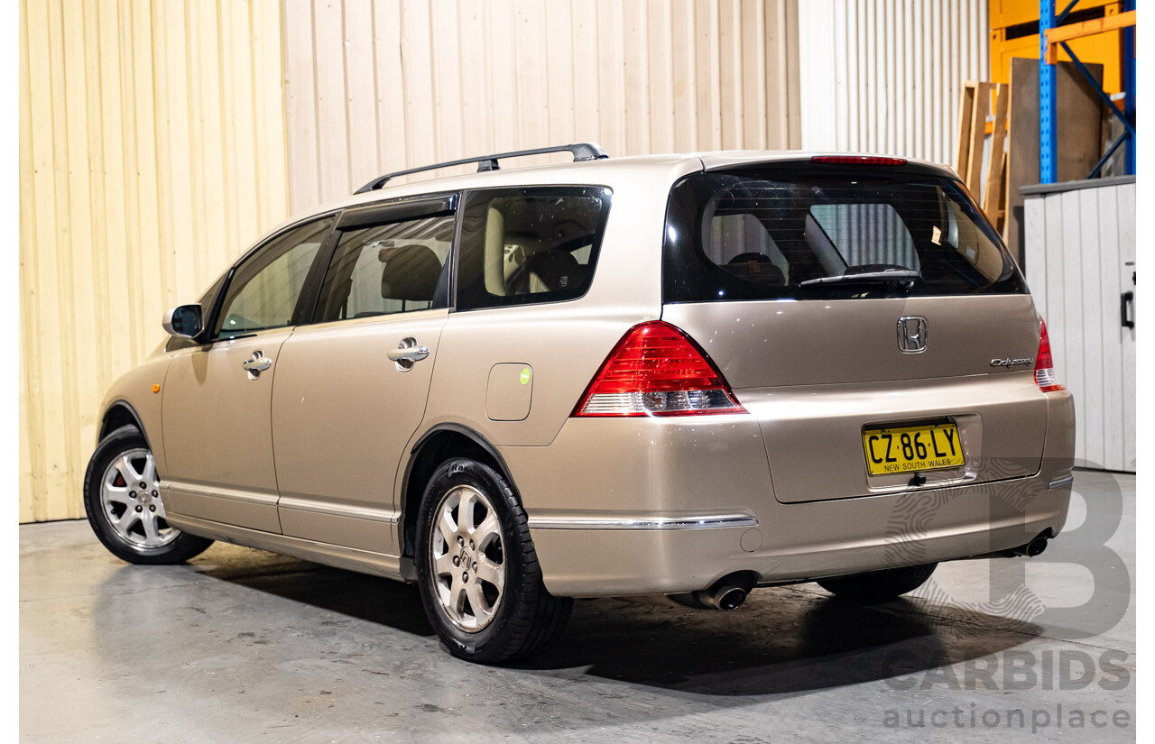 9/2005 Honda Odyssey 4d Wagon Metallic Gold 2.4L