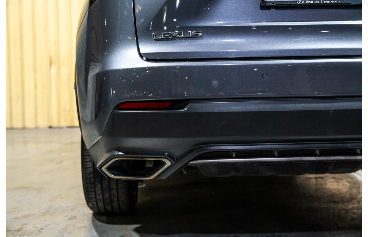 11/2019 Lexus NX300 F-Sport (AWD) AGZ10R MY20 4d Wagon Metallic Grey Turbo 2.0L