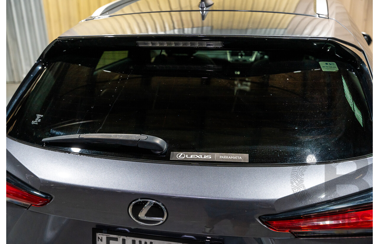 11/2019 Lexus NX300 F-Sport (AWD) AGZ10R MY20 4d Wagon Metallic Grey Turbo 2.0L