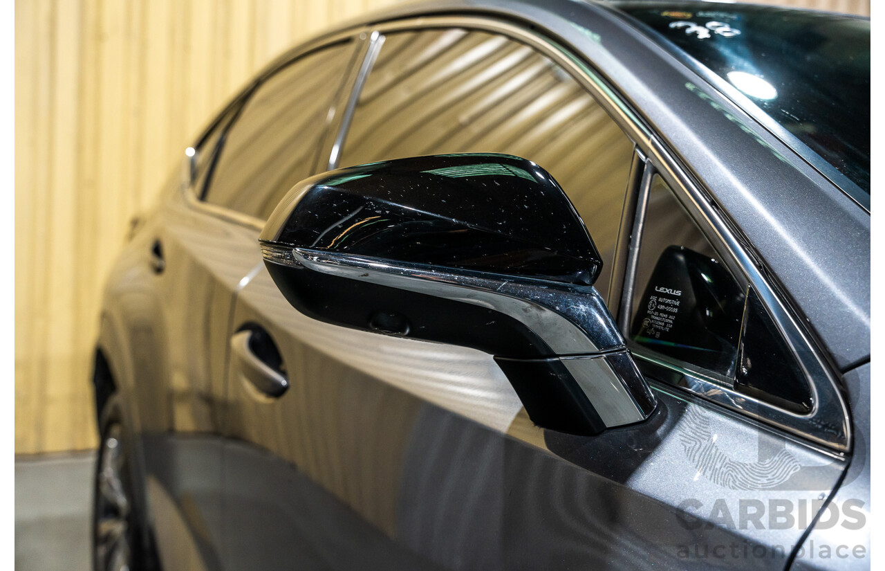 11/2019 Lexus NX300 F-Sport (AWD) AGZ10R MY20 4d Wagon Metallic Grey Turbo 2.0L