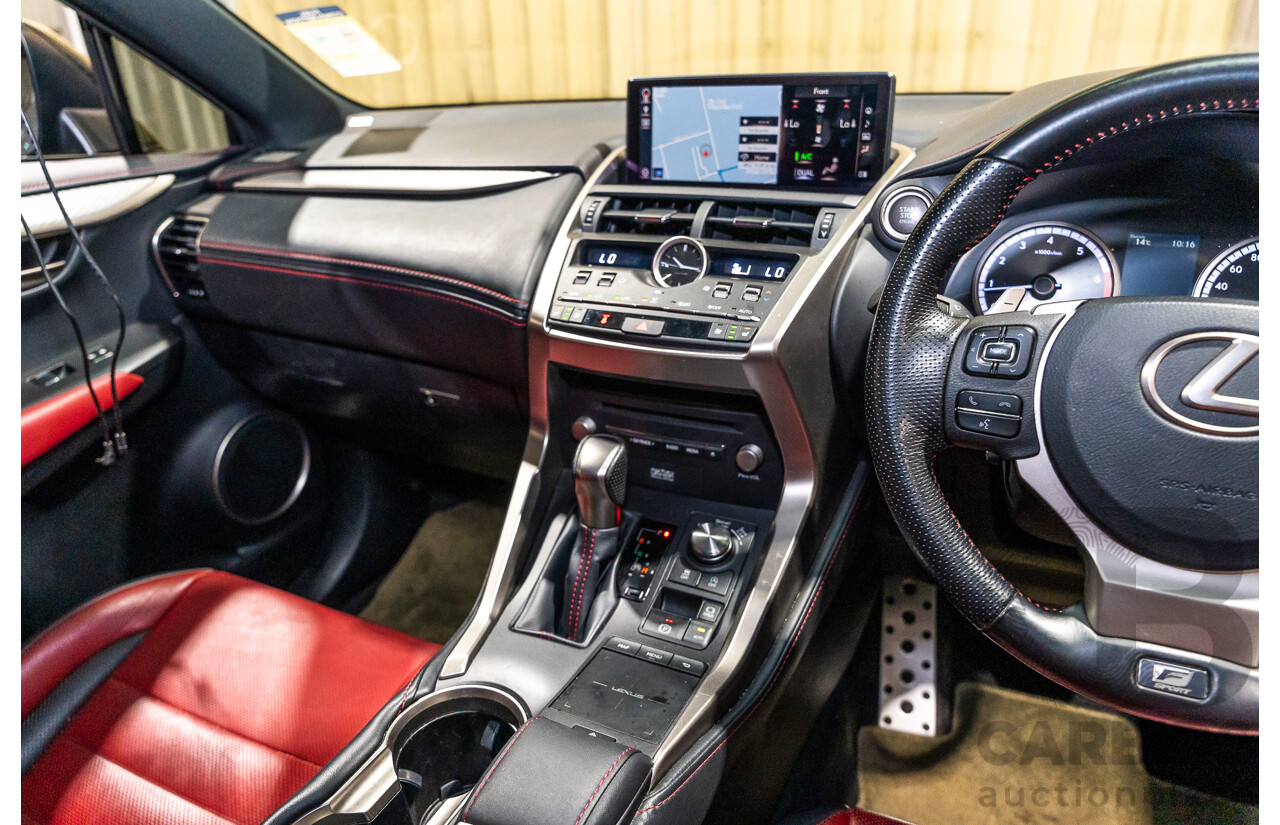 11/2019 Lexus NX300 F-Sport (AWD) AGZ10R MY20 4d Wagon Metallic Grey Turbo 2.0L