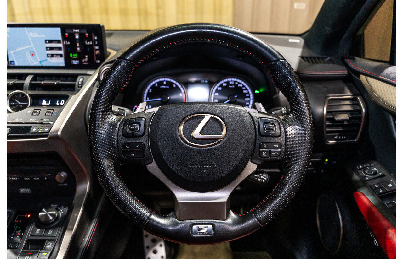 11/2019 Lexus NX300 F-Sport (AWD) AGZ10R MY20 4d Wagon Metallic Grey Turbo 2.0L