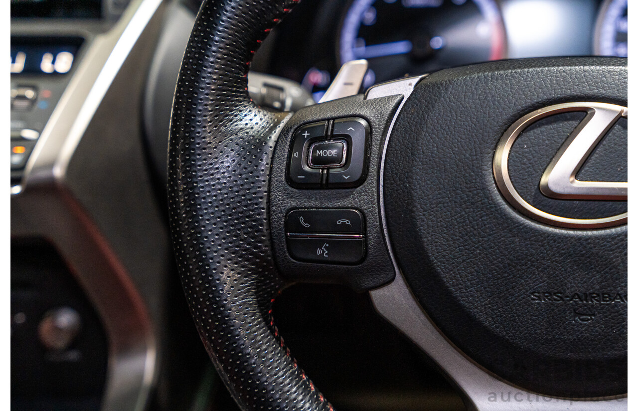 11/2019 Lexus NX300 F-Sport (AWD) AGZ10R MY20 4d Wagon Metallic Grey Turbo 2.0L