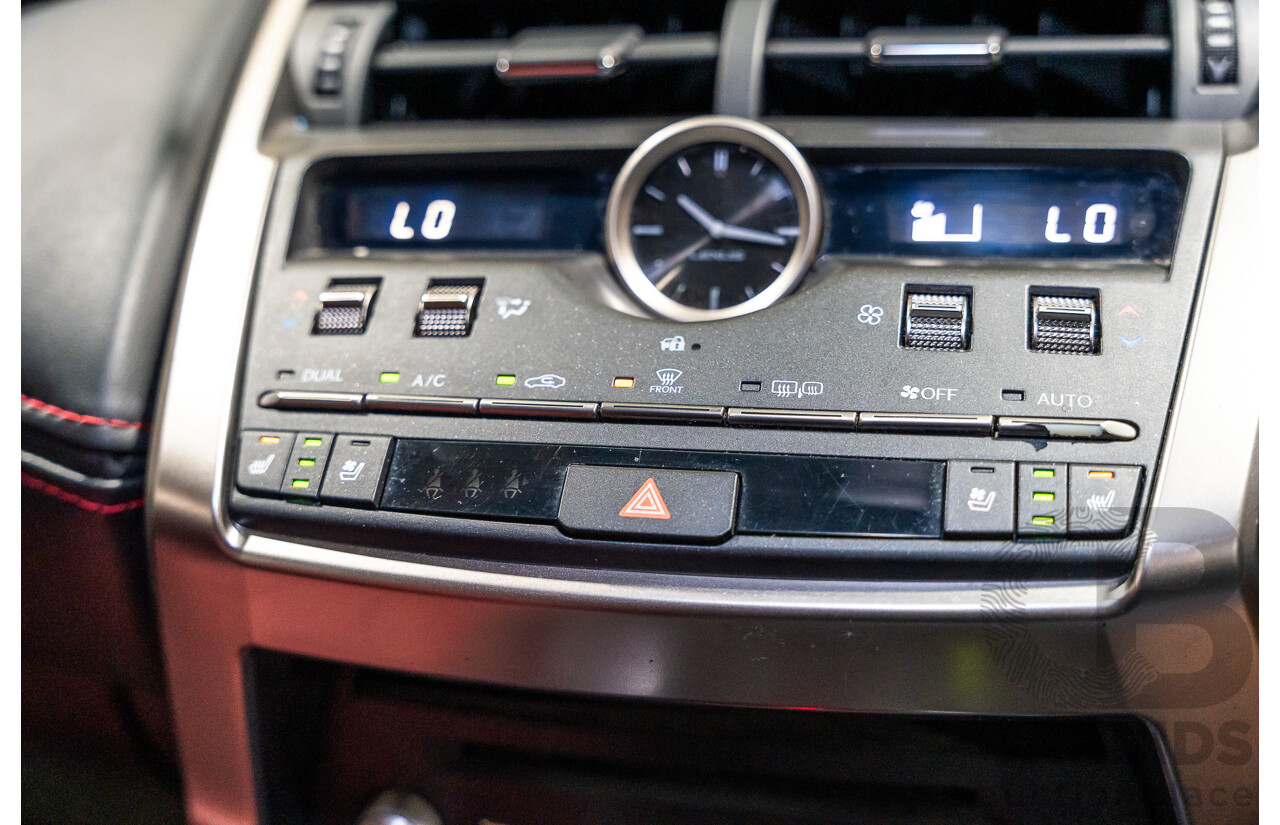 11/2019 Lexus NX300 F-Sport (AWD) AGZ10R MY20 4d Wagon Metallic Grey Turbo 2.0L