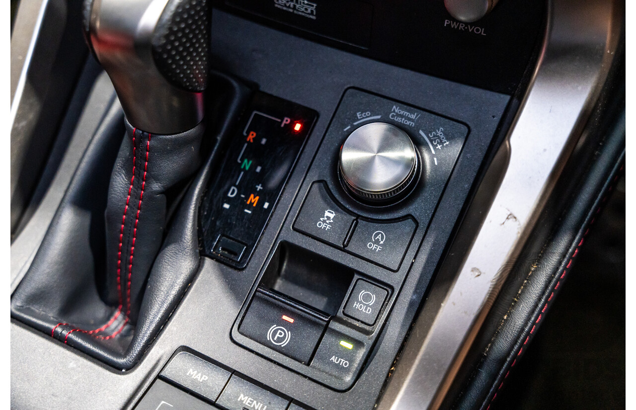 11/2019 Lexus NX300 F-Sport (AWD) AGZ10R MY20 4d Wagon Metallic Grey Turbo 2.0L