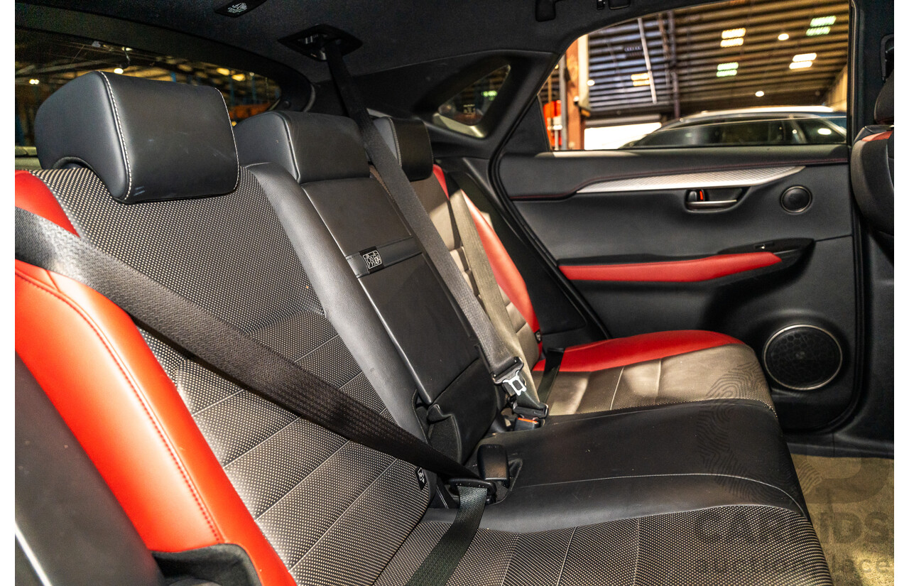 11/2019 Lexus NX300 F-Sport (AWD) AGZ10R MY20 4d Wagon Metallic Grey Turbo 2.0L