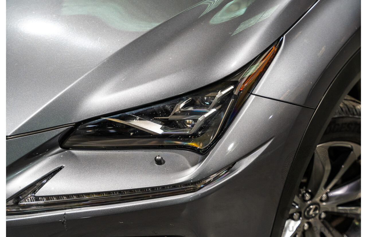 11/2019 Lexus NX300 F-Sport (AWD) AGZ10R MY20 4d Wagon Metallic Grey Turbo 2.0L