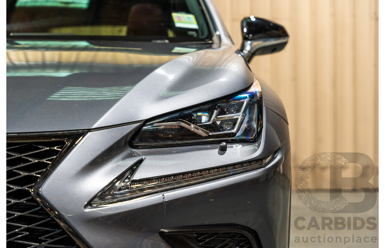 11/2019 Lexus NX300 F-Sport (AWD) AGZ10R MY20 4d Wagon Metallic Grey Turbo 2.0L